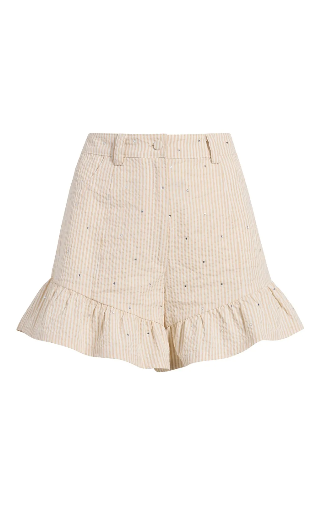 Cinq à Sept Rhinestone Ditsy Neema Short White/Plaster Hot