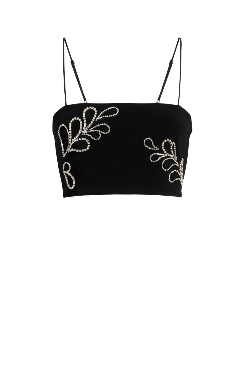 Cinq à Sept Rhinestone Paisley Nikki Top Black Hot