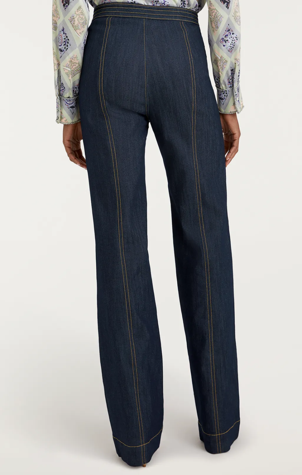 Cinq à Sept Rosalind Pant Indigo New