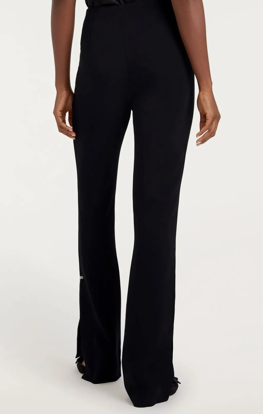 Cinq à Sept Rose Embellished Eva Pant Black Discount
