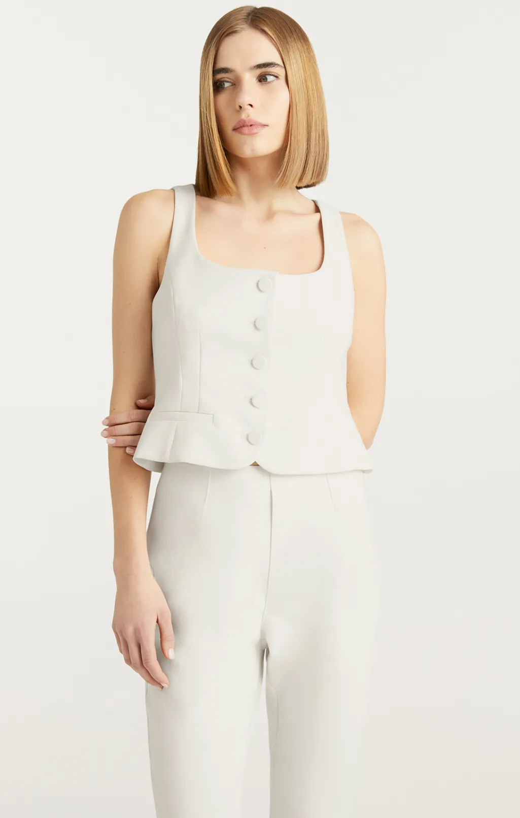 Cinq à Sept Rowena Top Ivory Outlet