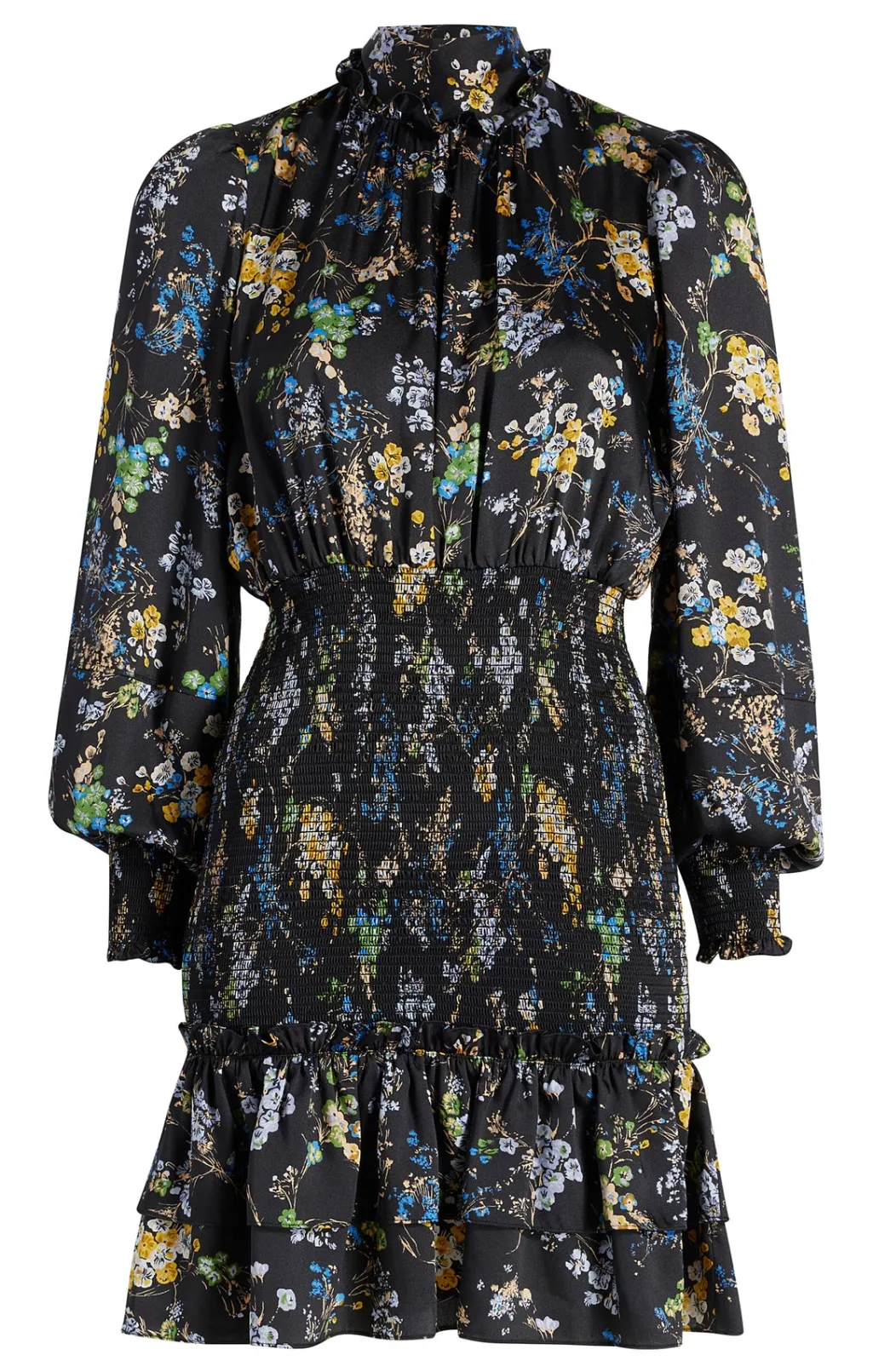 Cinq à Sept Sakura Floral Arabelle Dress NoirMulti Online