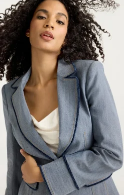 Cinq à Sept Sallie Jacket LightIndigo Hot
