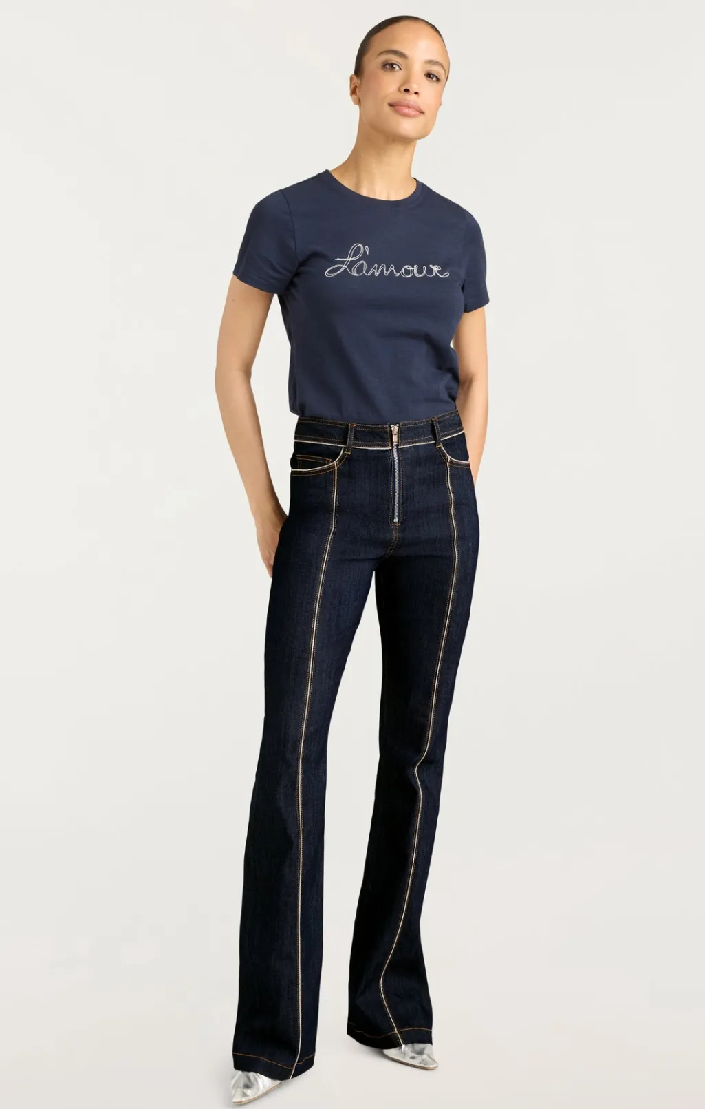 Cinq à Sept Santi Pant Indigo Hot