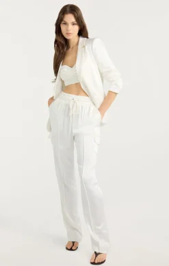 Cinq à Sept Sarie Pant Ivory Online
