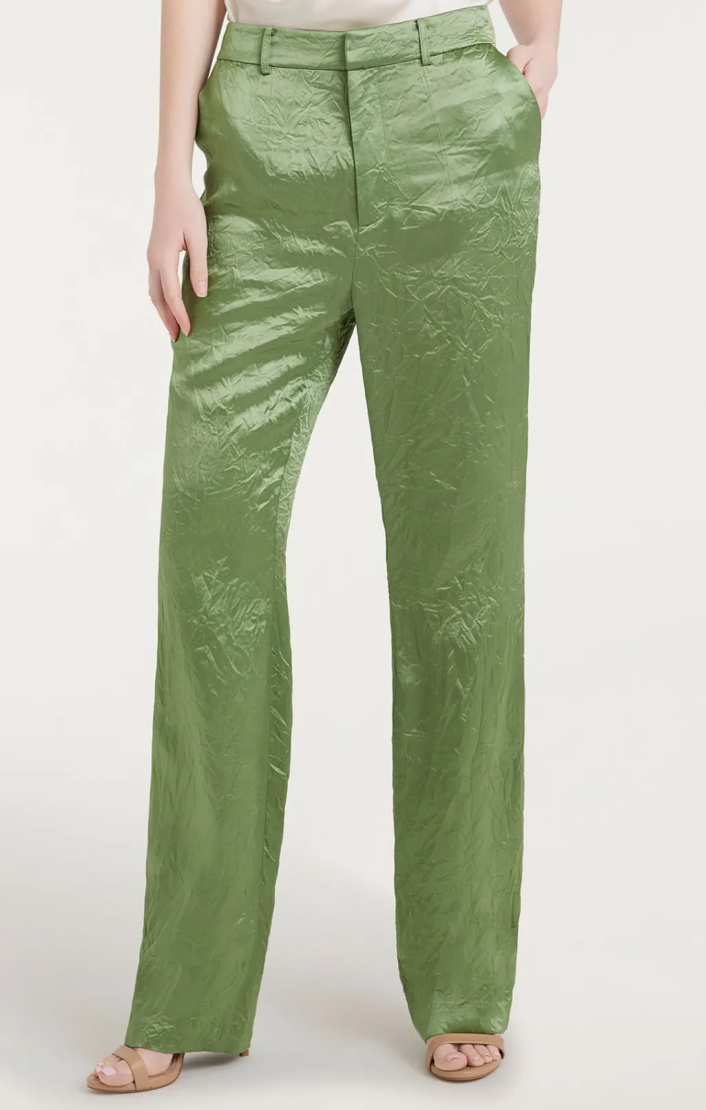 Cinq à Sept Satin Kasid Pant Bonsai New