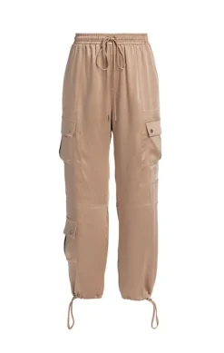 Cinq à Sept Satin Nitsan Parachute Pant Oyster Online