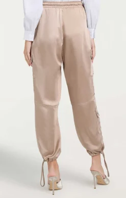 Cinq à Sept Satin Nitsan Parachute Pant Oyster Online