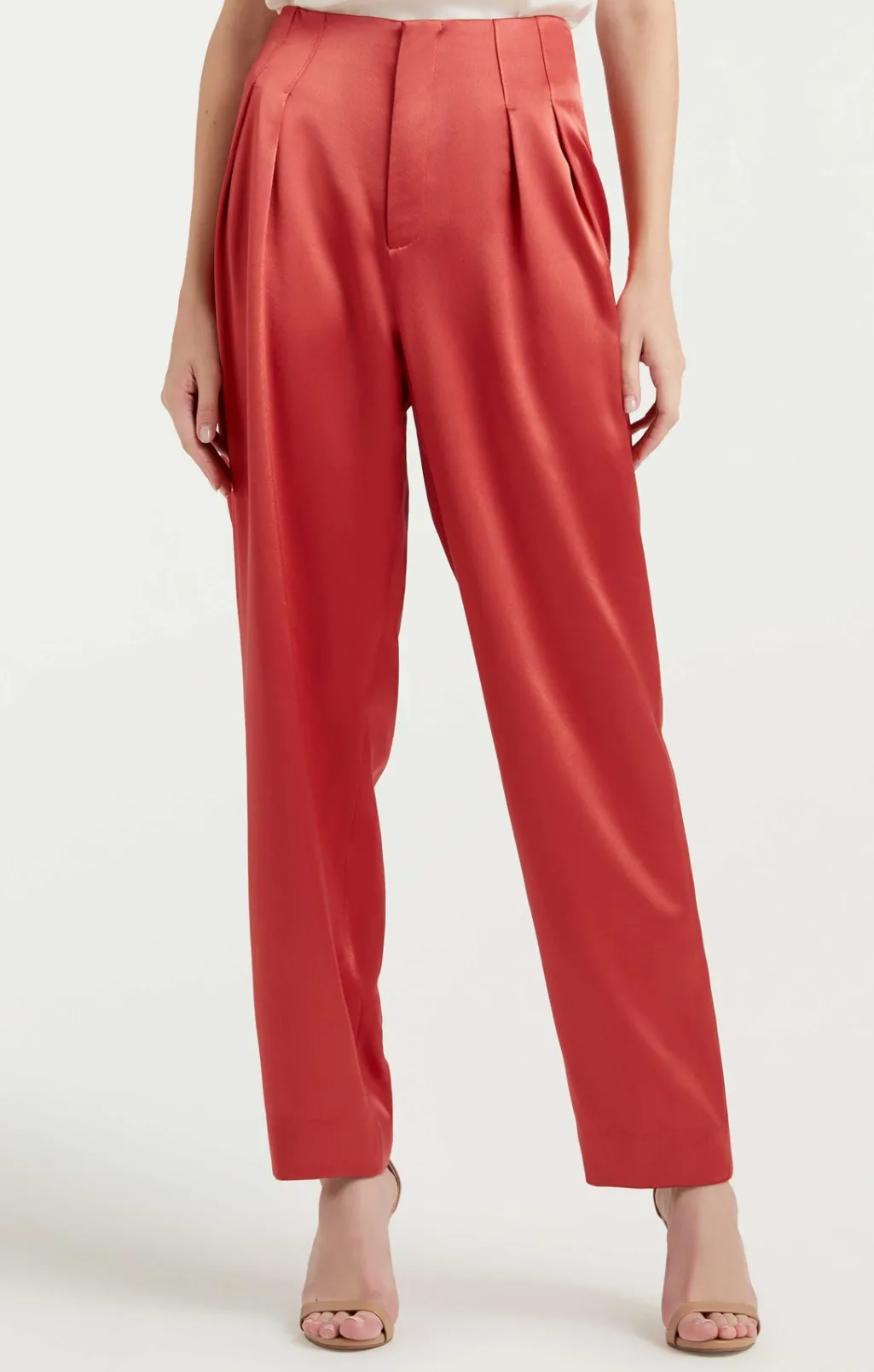 Cinq à Sept Satin Ruthy Pant Sumac Best