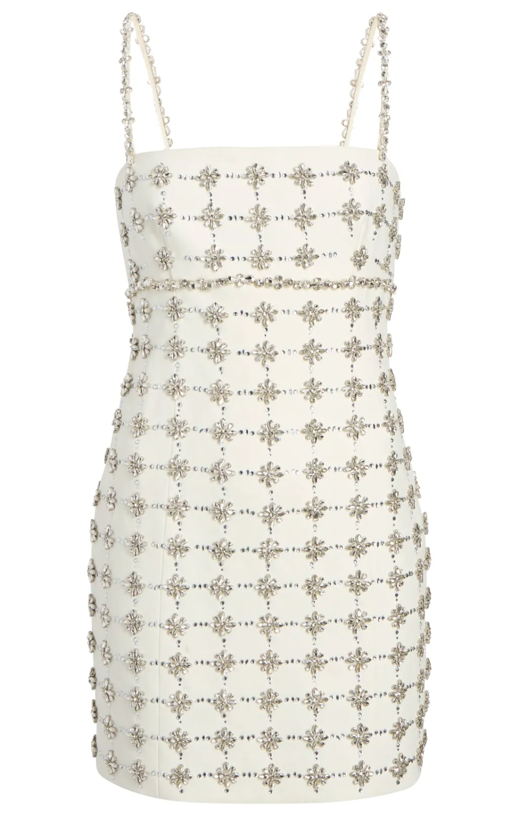Cinq à Sept Satine Dress Ivory/Silver Online