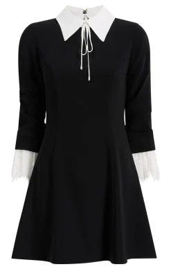 Cinq à Sept Savina Dress Black/Ivory Hot
