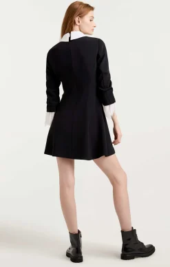 Cinq à Sept Savina Dress Black/Ivory Hot