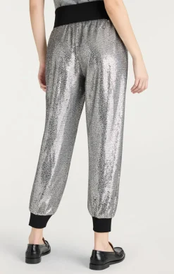 Cinq à Sept Sequin Giles Pant Silver