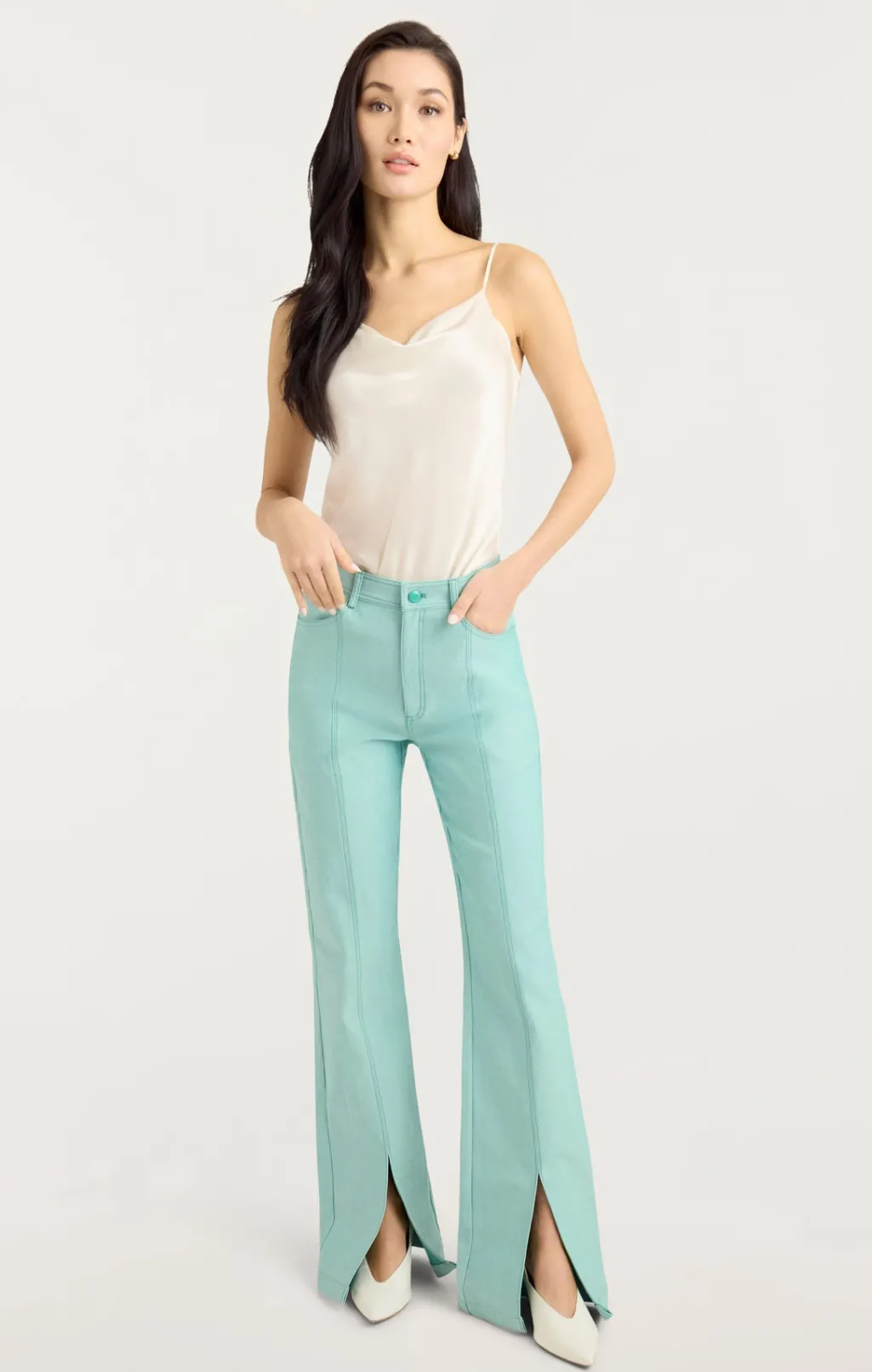 Cinq à Sept Shanis Pant LightMarineGreen Best