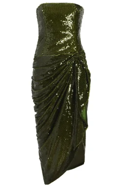 Cinq à Sept Shea Dress Seaweed Clearance