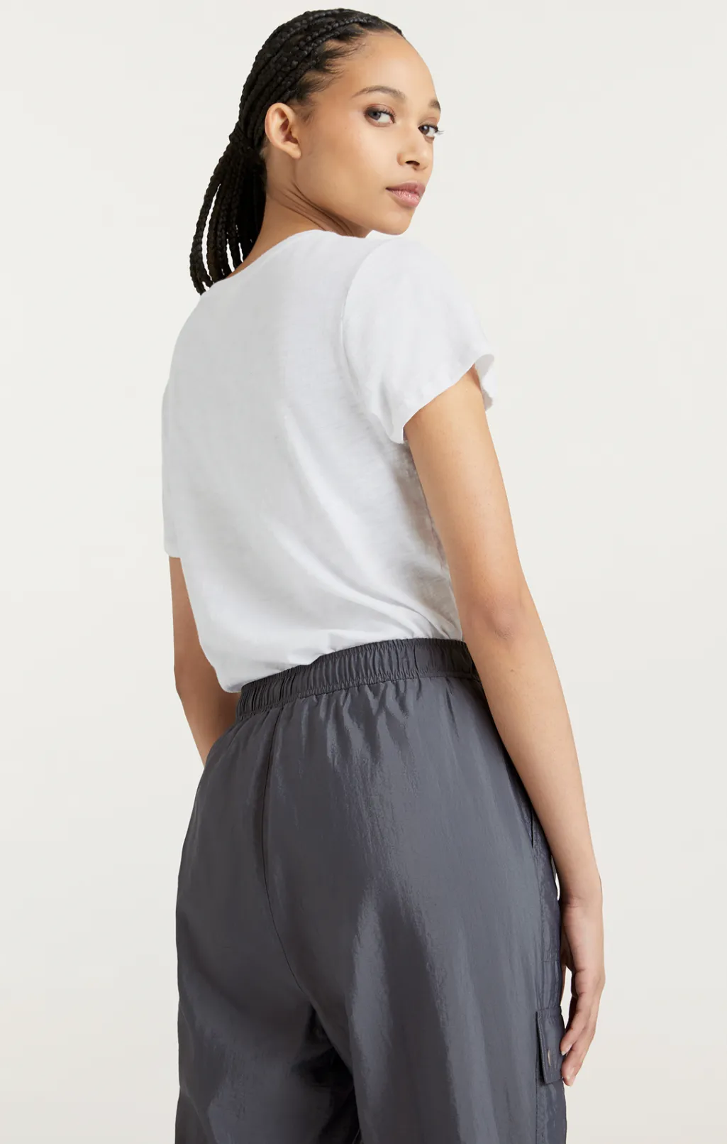 Cinq à Sept Shrunken Oui Oui Tee White/black Clearance