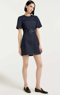 Cinq à Sept Siv Dress Indigo Outlet