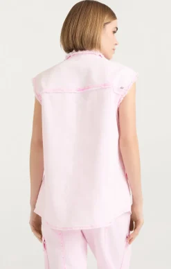 Cinq à Sept Sleeveless Vera Jacket Flamingo Sale