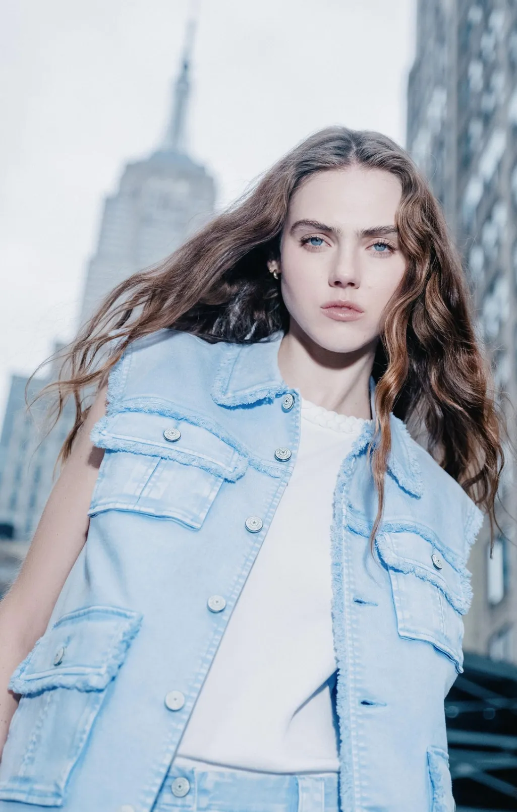 Cinq à Sept Sleeveless Vera Jacket Skylight Sale