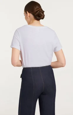 Cinq à Sept Smiling Heart Tee White New