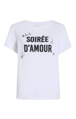 Cinq à Sept Soiree D'amour Tee White/black New