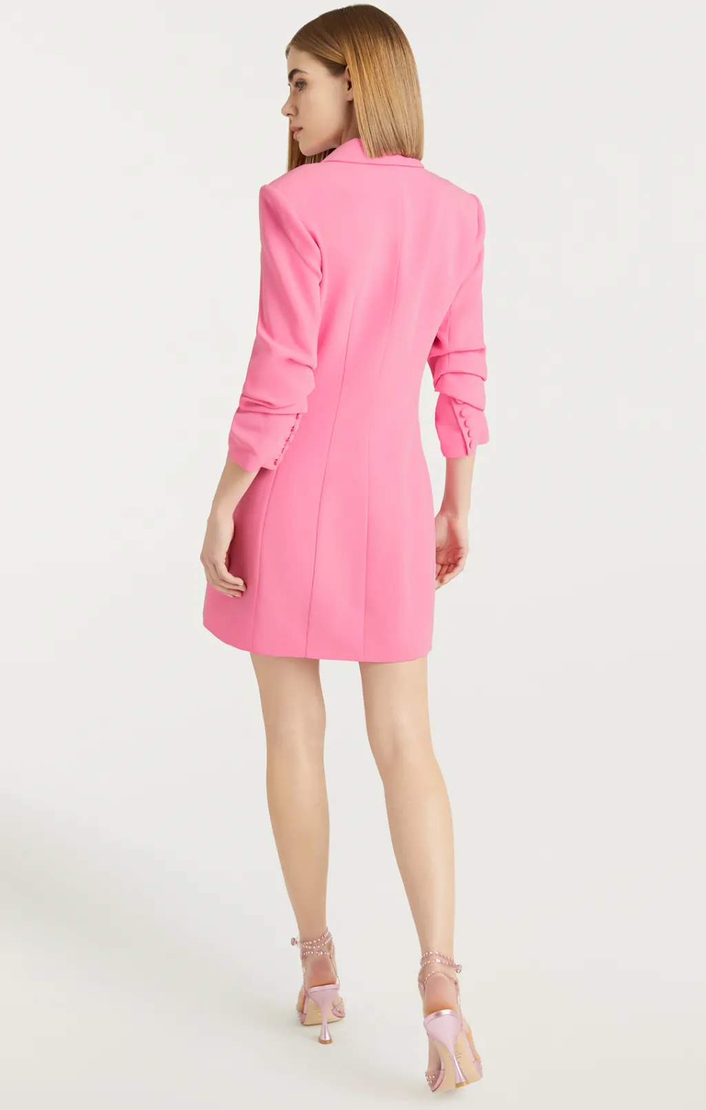 Cinq à Sept Solid Joel Dress NeonPink Hot