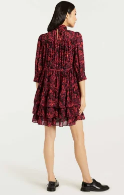 Cinq à Sept Stargazer Lilies Riva Dress CallaLilyMult Best