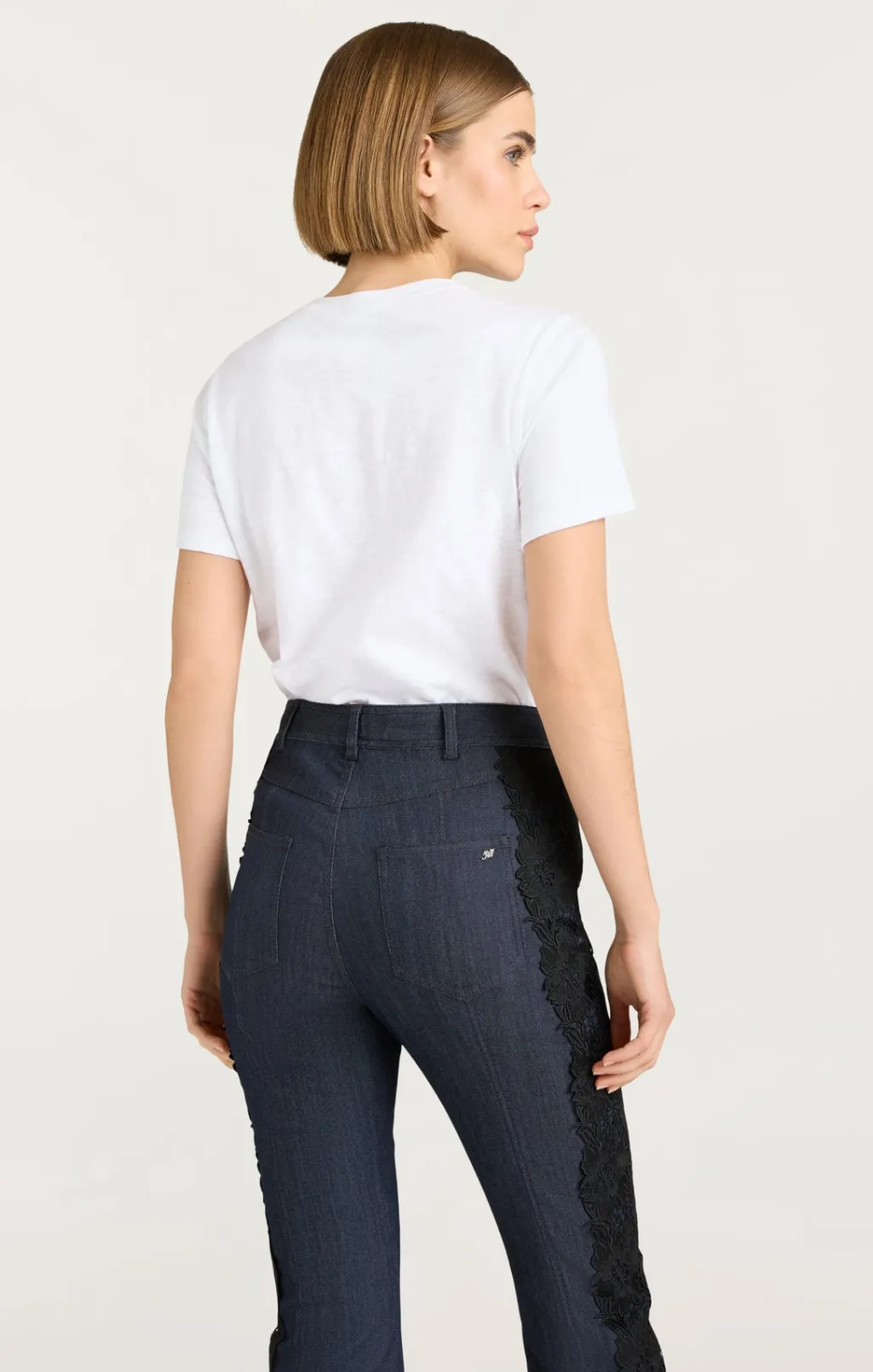 Cinq à Sept Textured Je T'aime Tee White/Black Discount