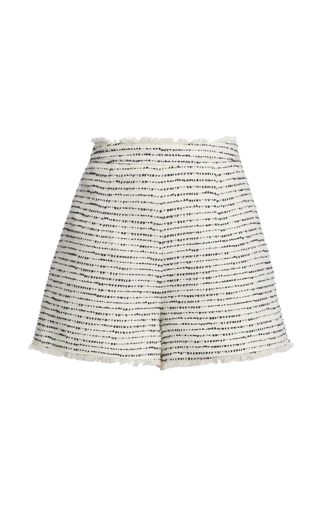 Cinq à Sept Tweed Coronado Short Ivory/navy Clearance