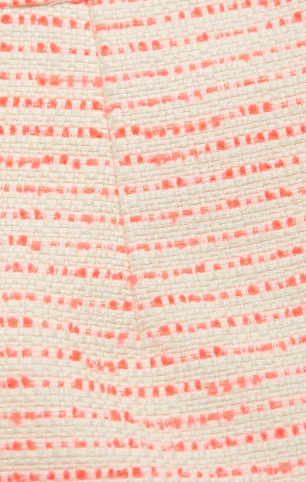 Cinq à Sept Tweed Coronado Short Ivory/neonCoral Outlet
