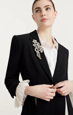 Cinq à Sept Tyler Blazer Black/Ivory
