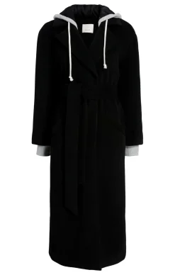 Cinq à Sept Vander Coat Black/HeatherGrey Best
