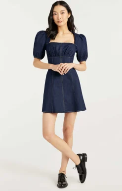 Cinq à Sept Vaughn Dress Indigo Clearance