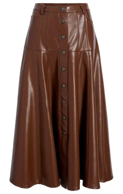 Cinq à Sept Veena Skirt Espresso Outlet