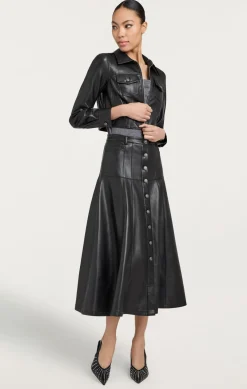 Cinq à Sept Vegan Leather Marilee Jacket Black Online