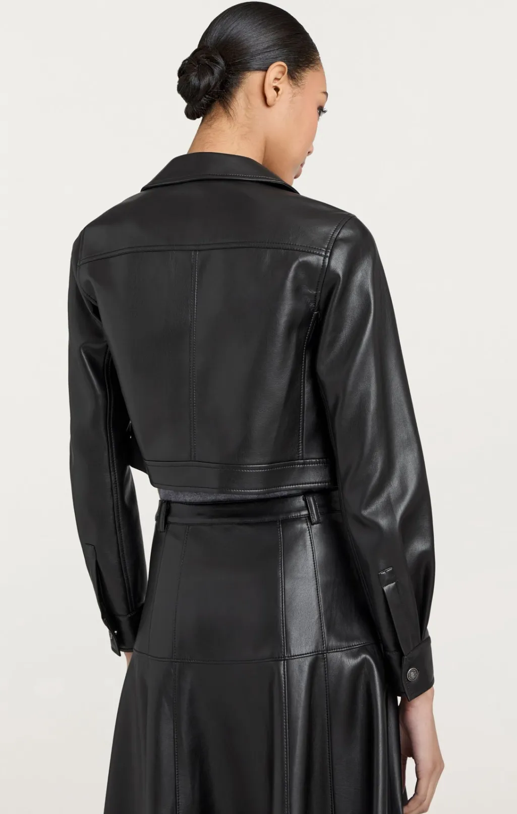Cinq à Sept Vegan Leather Marilee Jacket Black Online