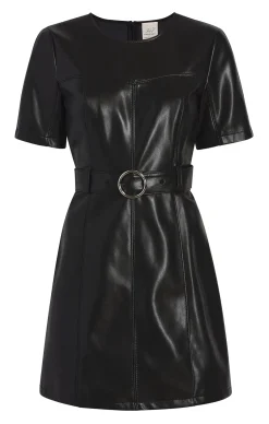 Cinq à Sept Vegan Leather Siv Dress Black Outlet