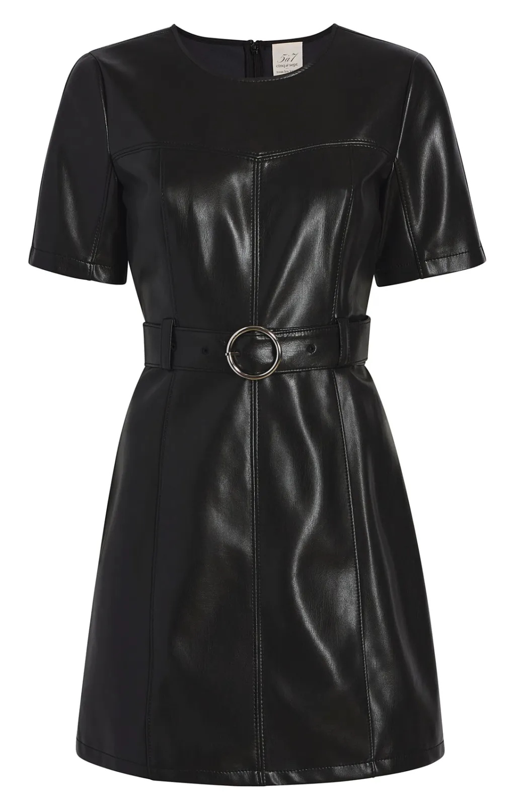 Cinq à Sept Vegan Leather Siv Dress Black Outlet
