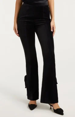 Cinq à Sept Velvet Long Lou Pant Black Best