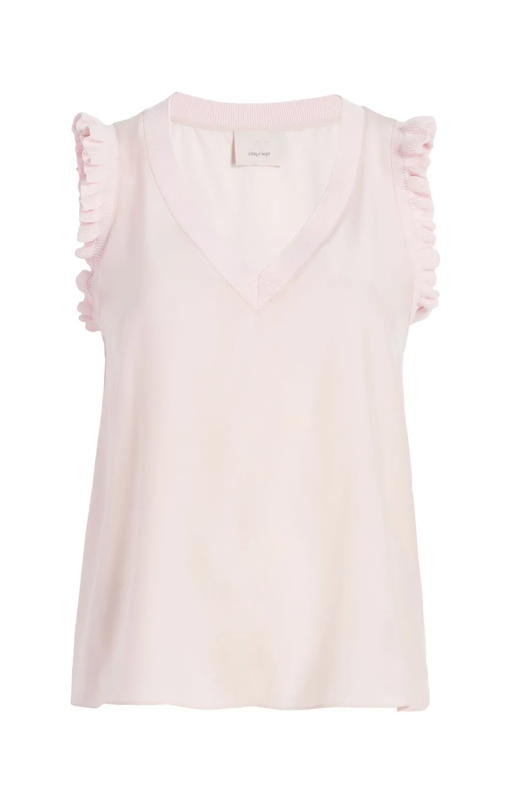 Cinq à Sept V-neck Lenore Top IcyPink Hot