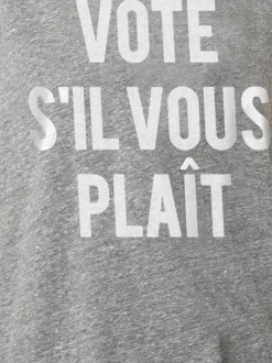 Cinq à Sept Vote Please Tee HeatherGrey/White