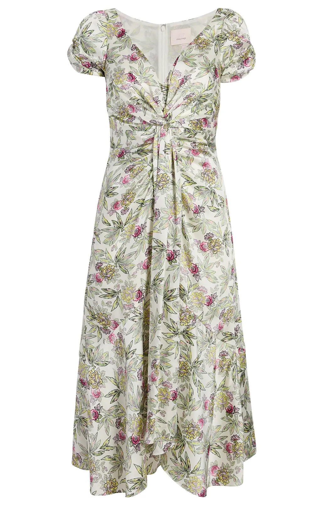 Cinq à Sept Walker Dress IvoryMulti Discount