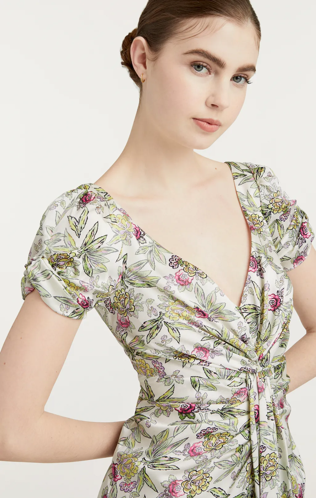 Cinq à Sept Walker Dress IvoryMulti Discount