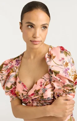 Cinq à Sept Wilma Dress SoftPinkMulti Hot