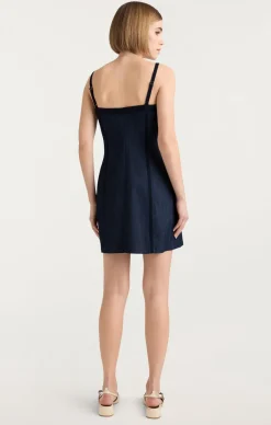 Cinq à Sept Xia Dress Indigo Hot
