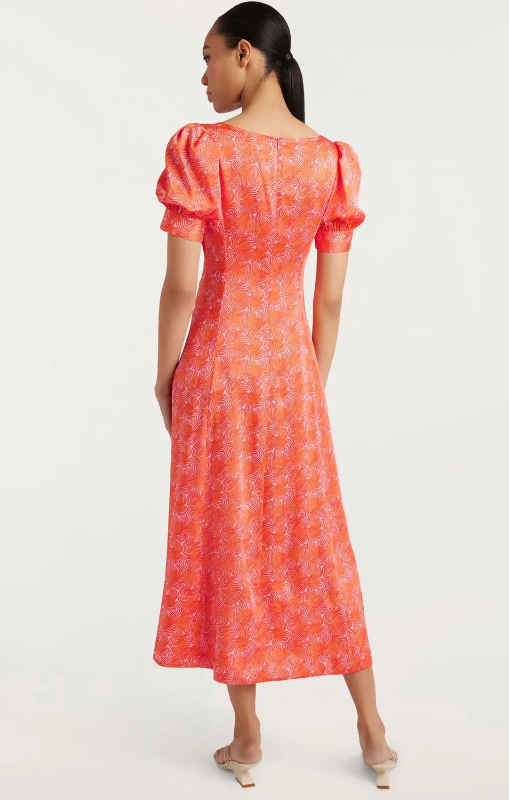 Cinq à Sept Ximena Dress PaleFlamingo/Orange Outlet