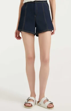 Cinq à Sept Yuna Short Indigo Outlet