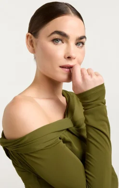 Cinq à Sept Zaya Top OliveGreen Sale