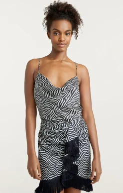 Cinq à Sept Zebra Marta Cami Ivory/navy Online